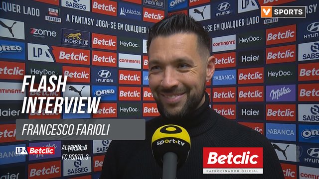 I Liga (#15) | Alverca 0-3 FC Porto: Flash Interview Francesco Farioli