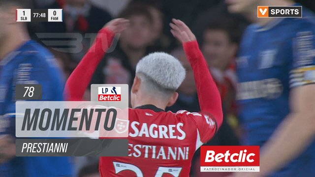 Benfica, Jogada, Prestianni aos 78'