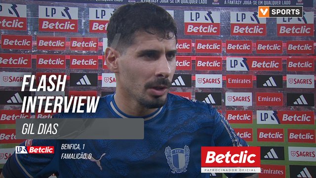 I Liga (#15) | Benfica 1-0 Famalicão: Flash Interview Gil Dias