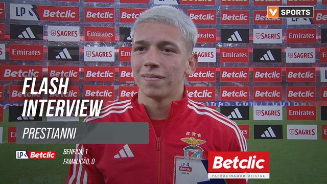 I Liga (#15) | Benfica 1-0 Famalicão: Flash Interview Prestianni