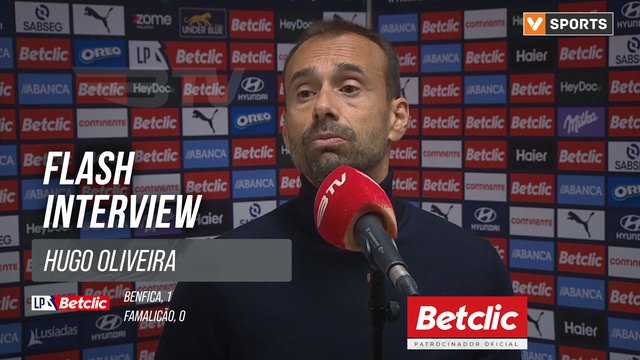 I Liga (#15) | Benfica 1-0 Famalicão: Flash Interview Hugo Oliveira
