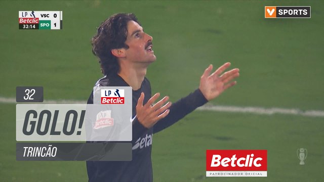 GOLO! Sporting, Trincão aos 32', Vitória SC 0-1 Sporting
