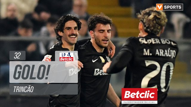 GOLO! Sporting, Trincão aos 32', Vitória SC 0-1 Sporting