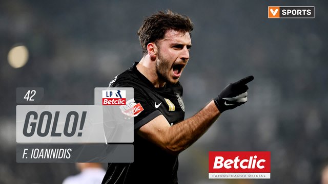 GOLO! Sporting, F. Ioannidis aos 42', Vitória SC 0-2 Sporting