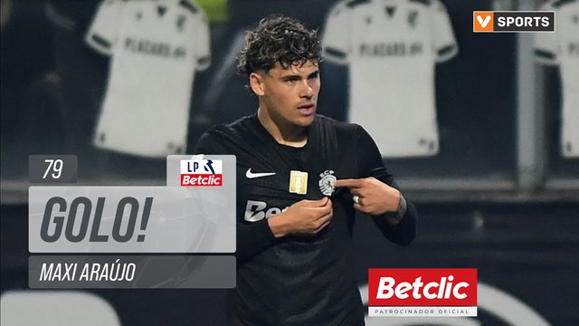 GOLO! Sporting, Maxi Araújo aos 79', Vitória SC 1-4 Sporting