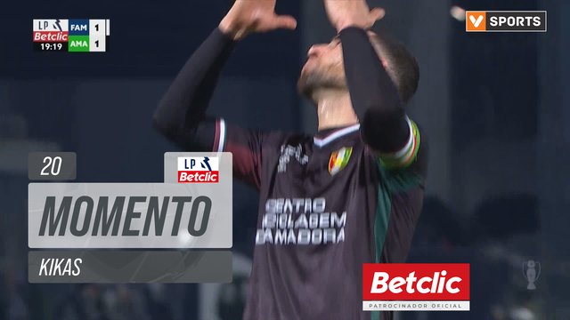 Estrela Amadora, Jogada, Kikas aos 20'