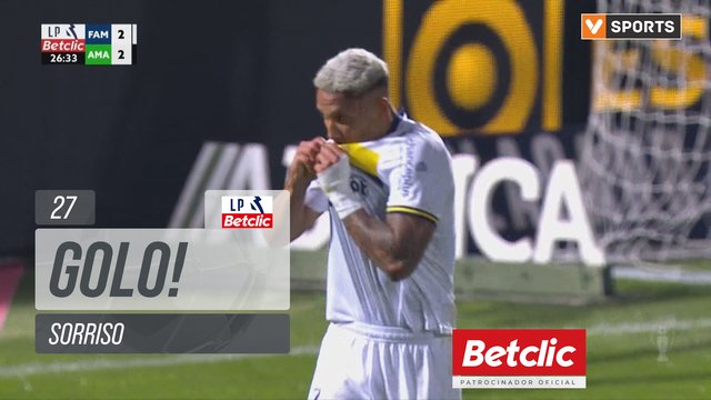 GOLO! Famalicão, Sorriso aos 27', Famalicão 2-2 Estrela Amadora