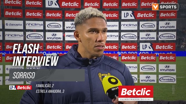 I Liga (#16) | Famalicão 2-3 Estrela Amadora: Flash Interview Sorriso