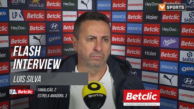 I Liga (#16) | Famalicão 2-3 Estrela Amadora: Flash Interview Luis Silva