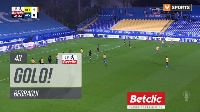 GOLO! Estoril, Begraoui aos 43', Estoril 2-0 Alverca