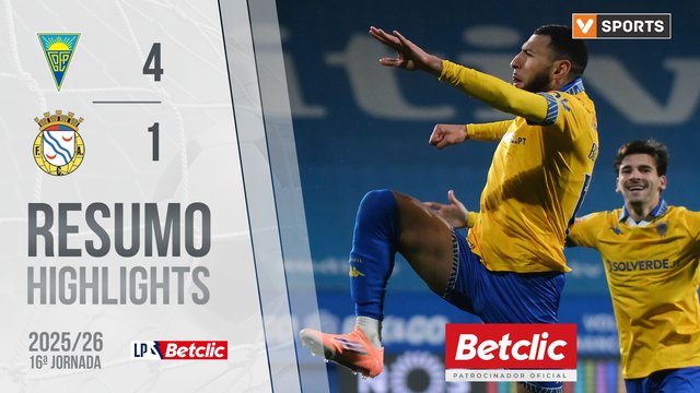 Liga Portugal Betclic (16ªJ): Resumo Estoril 4-1 Alverca