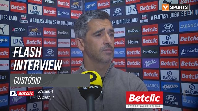 I Liga (#16) | Estoril 4-1 Alverca: Flash Interview Custódio