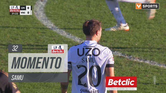 Vitória SC, Jogada, Samu aos 32'
