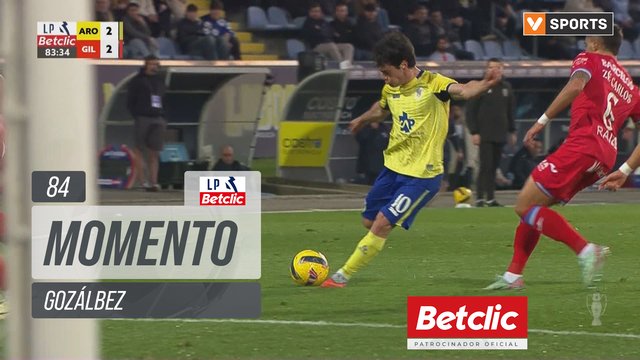 Arouca, Jogada, Gozálbez aos 84'