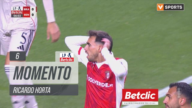 Braga, Jogada, Ricardo Horta aos 6'