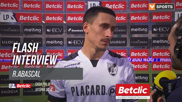 I Liga (#16) | Casa Pia 0-0 Vitória SC: Flash Interview R.Abascal