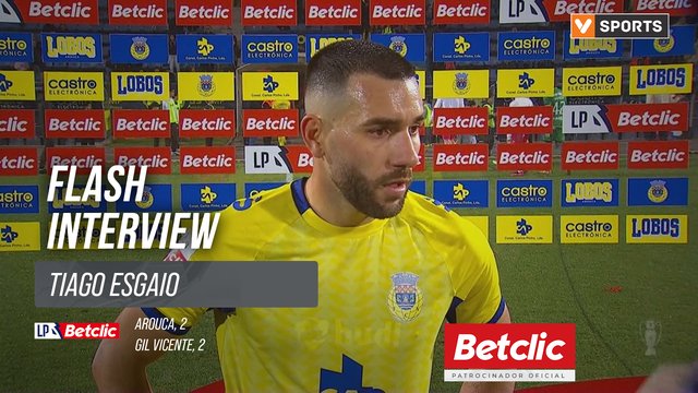 I Liga (#16) | Arouca 2-2 Gil Vicente: Flash Interview Tiago Esgaio