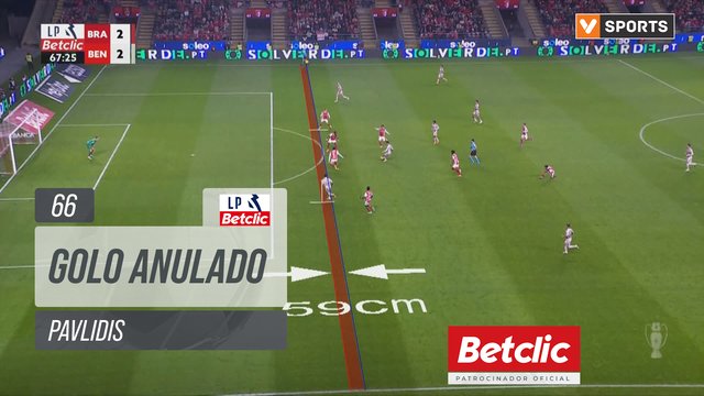 Benfica, Golo Anulado, Pavlidis aos 66'