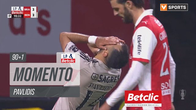 Benfica, Jogada, Pavlidis aos 90'+1'