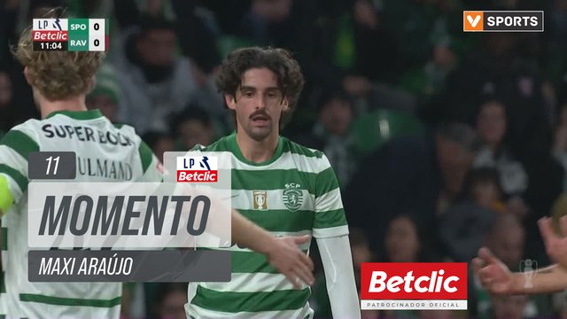 Sporting, Jogada, Maxi Araújo aos 11'