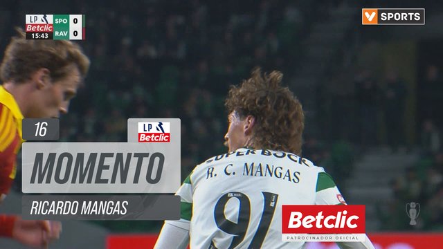 Sporting, Jogada, Ricardo Mangas aos 16'