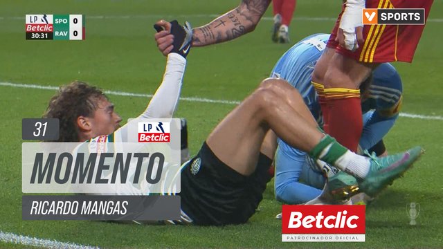 Sporting, Jogada, Ricardo Mangas aos 31'