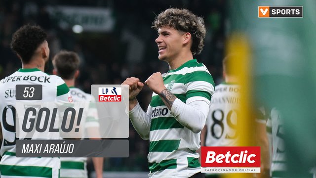 GOLO! Sporting, Maxi Araújo aos 53', Sporting 2-0 Rio Ave