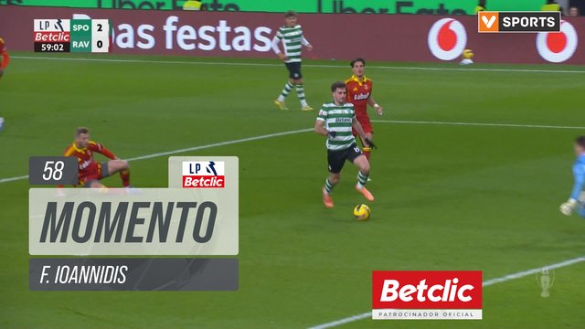 Sporting, Jogada, F. Ioannidis aos 58'