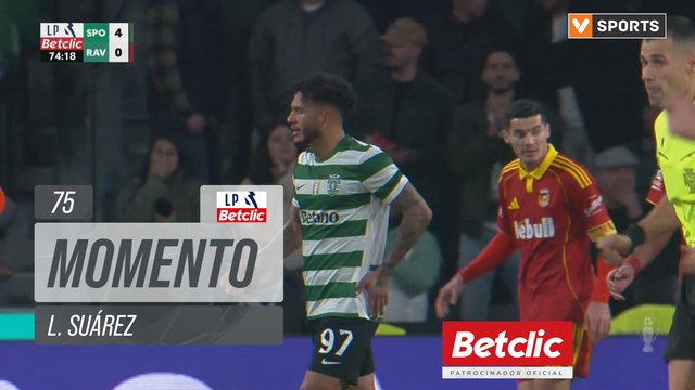 Sporting, Jogada, L. Suárez aos 75'