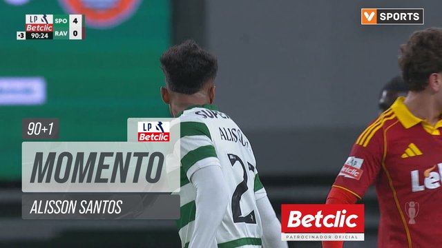 Sporting, Jogada, Alisson Santos aos 90'+1'
