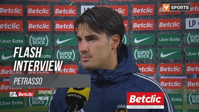 I Liga (#16) | Sporting 4-0 Rio Ave: Flash Interview Petrasso