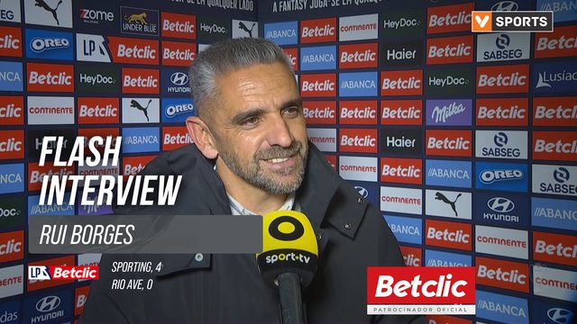 I Liga (#16) | Sporting 4-0 Rio Ave: Flash Interview Rui Borges