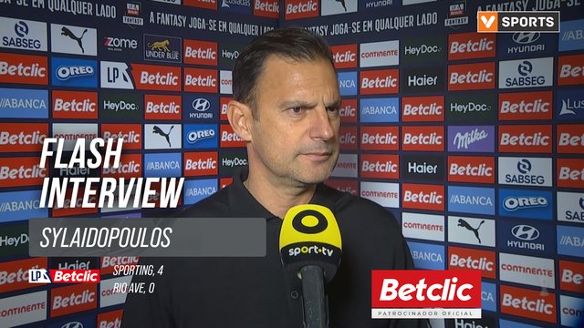 I Liga (#16) | Sporting 4-0 Rio Ave: Flash Interview Sylaidopoulos