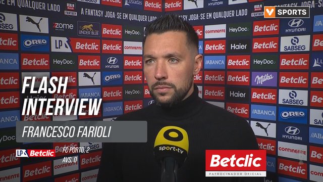 I Liga (#16) | FC Porto 2-0 AVS: Flash Interview Francesco Farioli