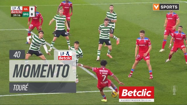 Gil Vicente, Jogada, Touré aos 40'