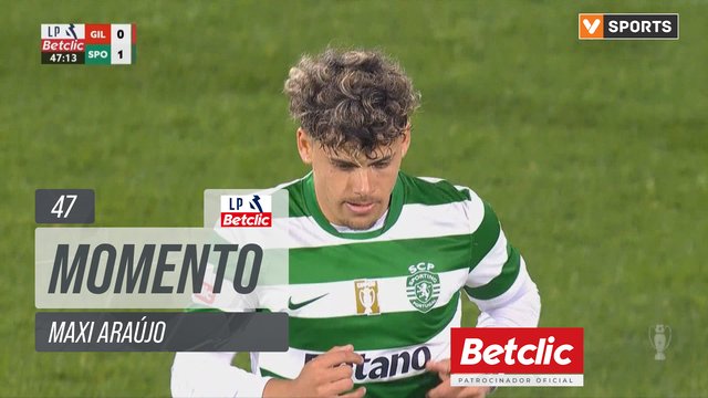 Sporting, Jogada, Maxi Araújo aos 47'