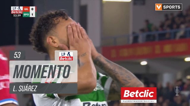 Sporting, Jogada, L. Suárez aos 53'