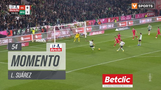 Sporting, Jogada, L. Suárez aos 54'