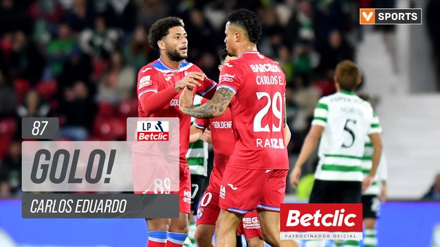 GOLO! Gil Vicente, Carlos Eduardo aos 87', Gil Vicente 1-1 Sporting
