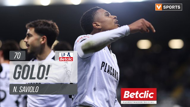 GOLO! Vitória SC, N. Saviolo aos 70', Vitória SC 1-0 Nacional