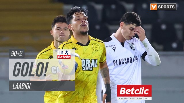 GOLO! Nacional, Laabidi aos 90'+2', Vitória SC 2-1 Nacional