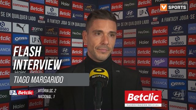 I Liga (#17) | Vitória SC 2-1 Nacional: Flash Interview Tiago Margarido