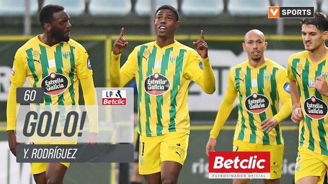 GOLO! Tondela, Y. Rodríguez aos 60', Tondela 3-1 Arouca