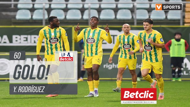 GOLO! Tondela, Y. Rodríguez aos 60', Tondela 3-1 Arouca