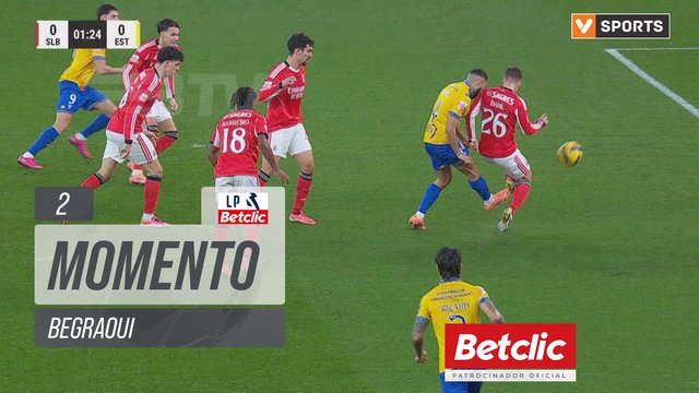 Estoril, Jogada, Begraoui aos 2'