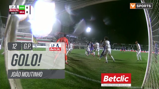 GOLO! Braga, João Moutinho aos 12', Estrela Amadora 0-1 Braga