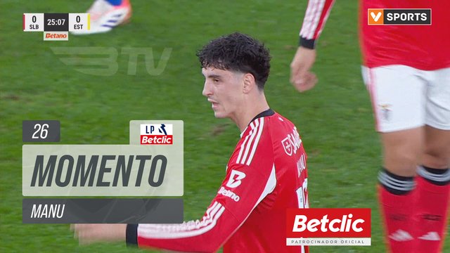 Benfica, Jogada, Manu aos 26'