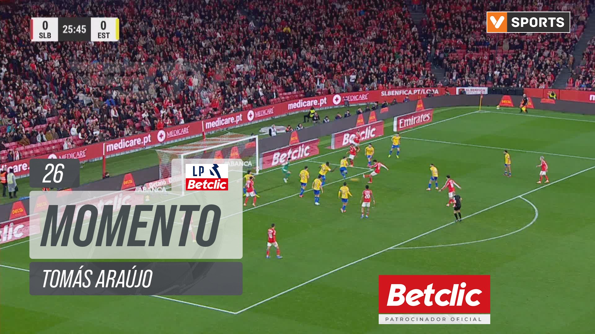 Benfica, Jogada, Tomás Araújo aos 26'