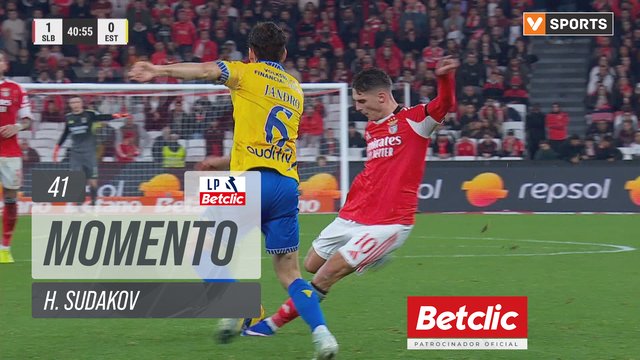 Benfica, Jogada, H. Sudakov aos 41'