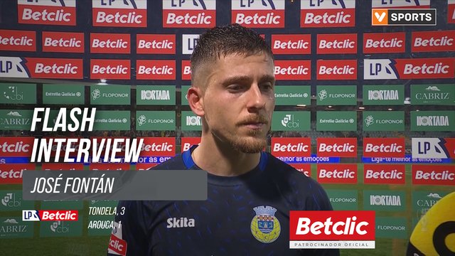 I Liga (#17) | Tondela 3-1 Arouca: Flash Interview José Fontán